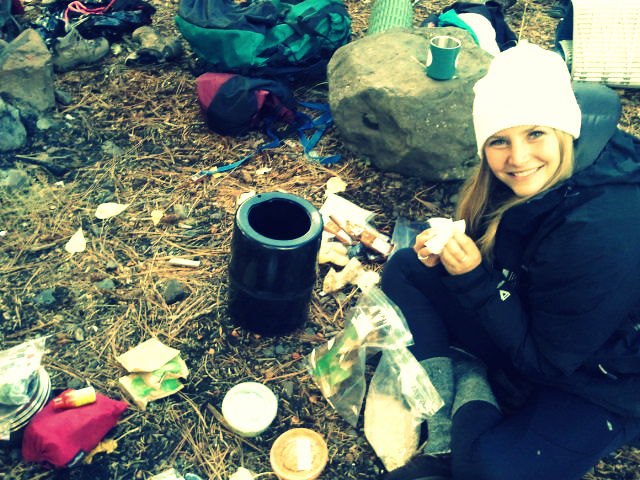 Prepping dinner stuff